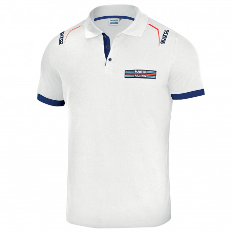 Magliette Sparco MARTINI RACING polo da uomo - bianco | race-shop.it