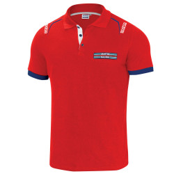 Sparco MARTINI RACING men`s polo shirt - red
