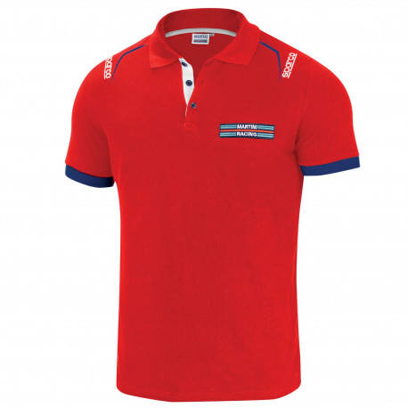 Magliette Polo da uomo SPARCO MARTINI RACING, rosso | race-shop.it