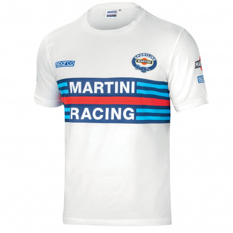Magliette Sparco MARTINI RACING men`s T-Shirt - white | race-shop.it