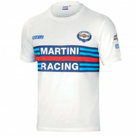 Magliette T-shirt da uomo SPARCO MARTINI RACING, bianco | race-shop.it