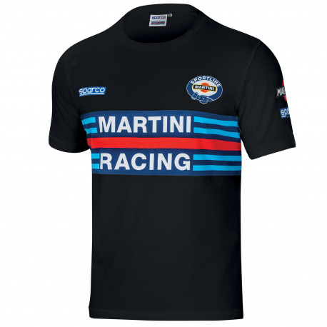Magliette T-shirt da uomo SPARCO MARTINI RACING, nero | race-shop.it