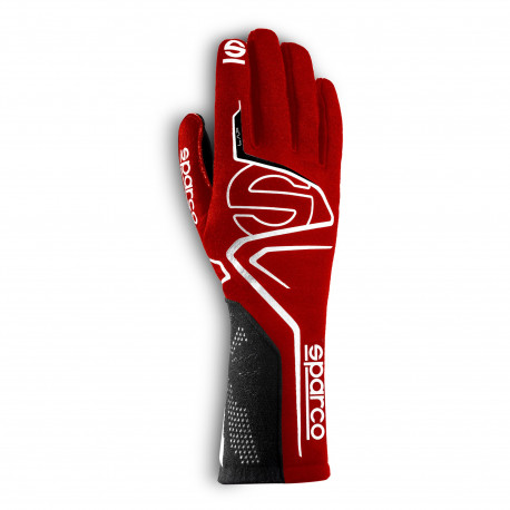 Guanti Guanti da gara omologati FIA Sparco LAP (cuciture esterne), rosso/nero | race-shop.it