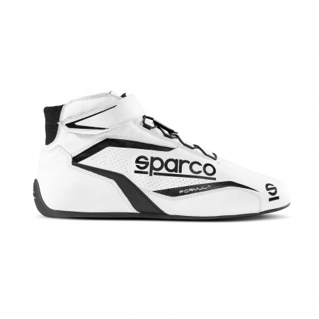 Scarpe Scarpe da corsa omologate FIA Sparco FORMULA, bianco/nero | race-shop.it