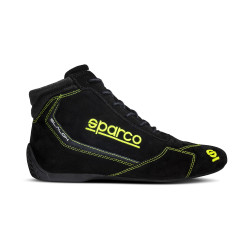 Scarpe da corsa omologate FIA Sparco SLALOM, nero/giallo fluo