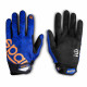 Guanti da meccanico Sparco MECA-3, blu/arancione