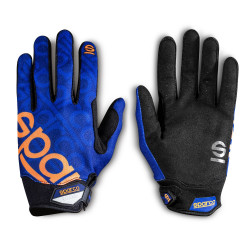 Guanti da meccanico Sparco MECA-3, blu/arancione