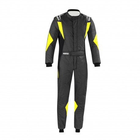 Tute Tuta da corsa omologata FIA SPARCO SUPERLEGGERA (R564), grigio/giallo | race-shop.it