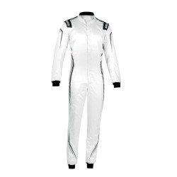 Tuta da corsa omologata FIA SPARCO PRIME (R568), bianco
