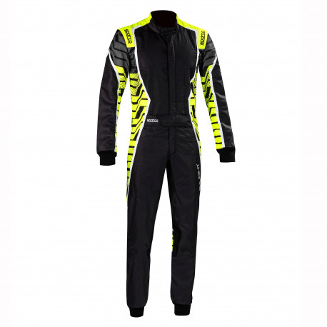 Tute Tuta da karting omologata CIK-FIA SPARCO X-LIGHT K, nero/giallo/grigio | race-shop.it