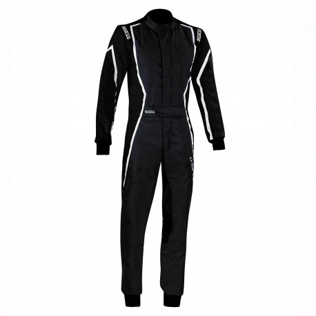 Tute Tuta da karting per bambini omologata CIK-FIA SPARCO X-LIGHT K, nero/bianco | race-shop.it