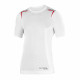 Maglia da karting a maniche corte SPARCO K-CARBON, bianco/rosso