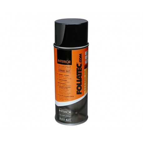 Spray e pellicole Foliatec Spray colorato per interni, 400ml, opaco nero | race-shop.it