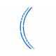 Foliatec strisce decorative per cerchi di moto, GT blu