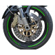 Strisce decorative adesive Foliatec strisce decorative per cerchi di moto, neon verde | race-shop.it