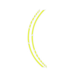 Foliatec strisce decorative per cerchi di moto, neon giallo