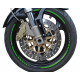 Strisce decorative adesive Foliatec strisce decorative per cerchi di moto, verde | race-shop.it