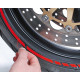 Strisce decorative adesive Foliatec strisce decorative per cerchi di moto, rosso | race-shop.it