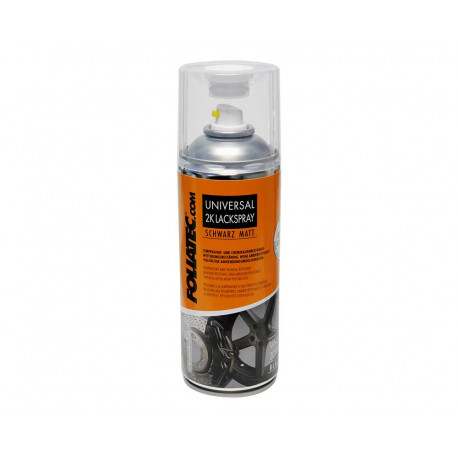 Spray e pellicole Foliatec 2C Spray universale a spruzzo, 400 ml, nero Opaco | race-shop.it