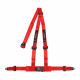 Cinture di sicurezza e accessori Cinture di sicurezza sportive a 3 punti omologate ECE RACES 2" (50mm), rosso | race-shop.it