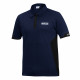 Magliette Polo Shirt Sparco Polo Zip blue/black | race-shop.it