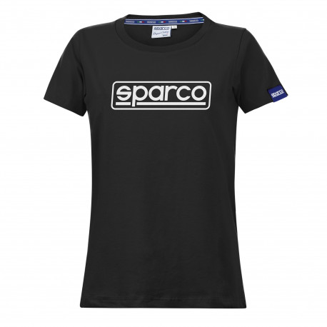 Magliette T-shirt Sparco LADY FRAME nero | race-shop.it