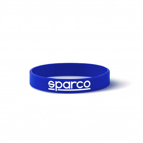 Rubber wrist band SPARCO silicone bracelet blue | race-shop.it