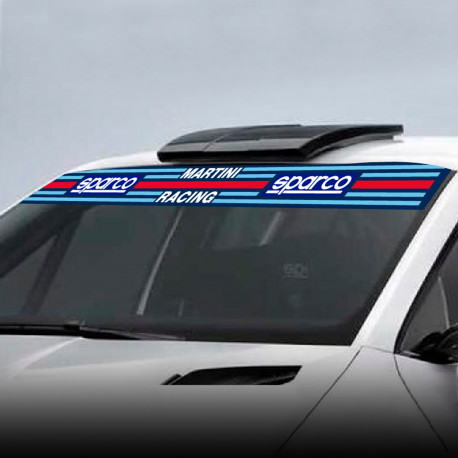 Adesivi per parabrezza Parasole anteriore SPARCO Martini Racing | race-shop.it