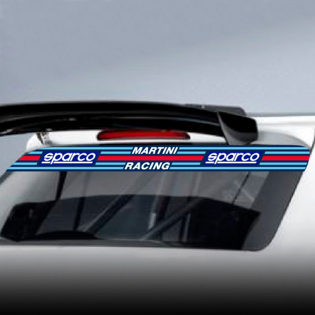 Adesivi per parabrezza Aletta parasole posteriore SPARCO Martini Racing | race-shop.it