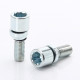 Dadi, bulloni e prigionieri Set di 20 SILVER Bulloni flottanti a stella 12x1,5 | race-shop.it