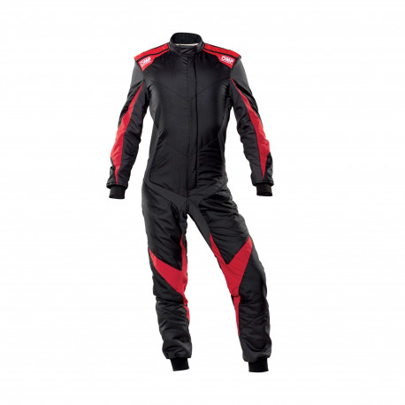 Tute Tuta da corsa omologata FIA OMP ONE EVO X, nero/rosso | race-shop.it