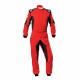 Tuta da corsa omologata FIA OMP Tecnica HYBRID, rosso/nero