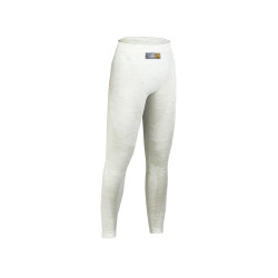 Pantaloni ignifughi omologati FIA OMP ONE, bianco
