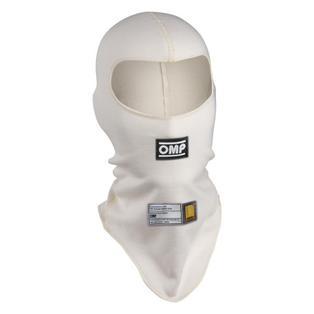 Passamontagna sottocasco Sottocasco ignifugo omologato FIA OMP FIRST, bianco | race-shop.it