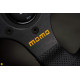 Volanti Volante sportivo a 3 razze MOMO TEAM, 300mm, pelle, calice 40mm, nero | race-shop.it