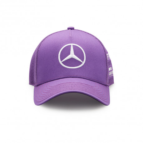 Cappellini MERCEDES AMG Trucker Cap Lewis Hamilton - purple | race-shop.it