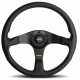 Volanti 3 volante a raggi Nero MOMO TUNER 350mm, pelle | race-shop.it
