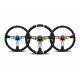 Volanti Volante sportivo a 3 razze MOMO ULTRA, 350mm, alcantara, calice 70mm, nero/giallo | race-shop.it