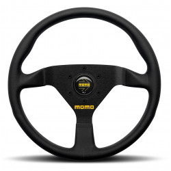 Volante sportivo a 3 razze MOMO MOD.78, 320mm, pelle, calice 40mm, nero
