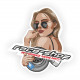 Adesivi Sticker race-shop turbo girl | race-shop.it
