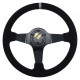 Promozioni Volante RACES Grigio, 350mm, camoscio, 90mm profondo | race-shop.it