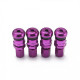 Tappi valvola Set di 4 valvole d`aria in alluminio, colori differenti | race-shop.it