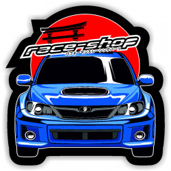 Sticker race-shop Subaru
