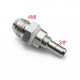 Raccordi di passaggio Raccordo dritto (bulkhead) - AN8 - 9.5mm tubo flessibile | race-shop.it