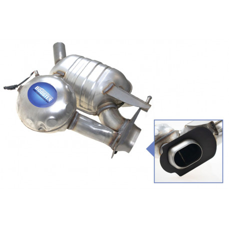 Sound Booster for specific model Original rear silencer left incl. sound generator for Audi A6, A7 4G (2015+) | race-shop.it
