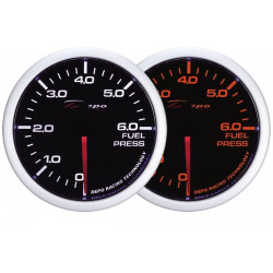 DEPO racing strumento pressione carburante - serie Bianco e Ambra