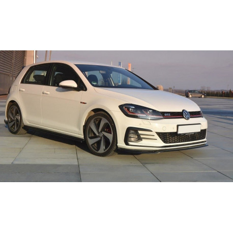 Body kit e accessori visivi MAXTON DESIGN splitter anteriore per VW GOLF VII GTI FACELIFT, V2 | race-shop.it