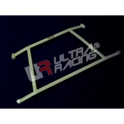 Honda Jazz/Fit 01-08 UltraRacing Barra inferiore del pavimento anteriore - 4 punti
