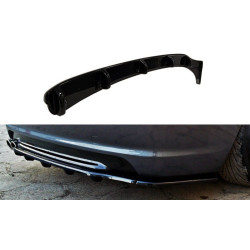 SPLITTER POSTERIORE CENTRALE per BMW 3 E46 MPACK COUPE (con barre verticali)
