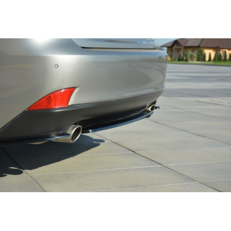Body kit e accessori visivi SPLITTER POSTERIORE CENTRALE Lexus IS Mk3 T (senza barre verticali) | race-shop.it